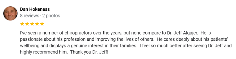 Chiropractic Chaska MN Testimonial